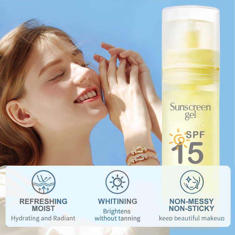 Гель для загара SPF15 Многофункциональная защита Частное производство под собственной маркой