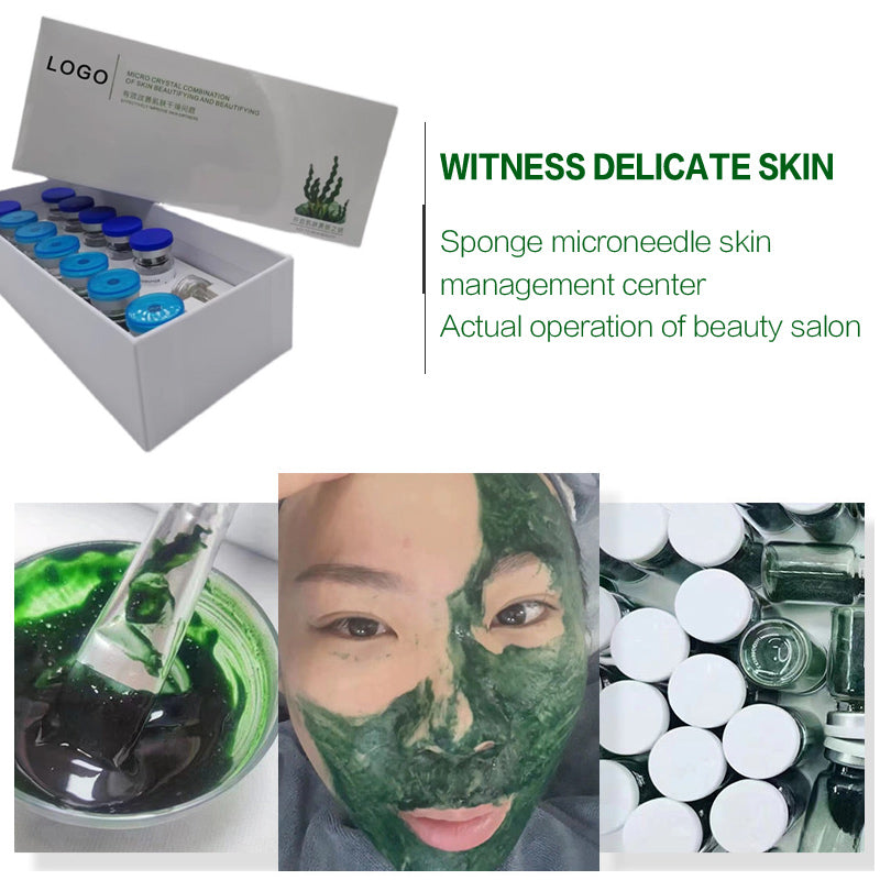 Натуральные губчатые микронедельные сырые материалы для омоложения кожи OEM/ODM настройка